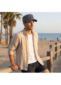 Cool Adjustable Flat Top Cap Sun Protection Breathable Mesh Sun Hat Polyester Casual Wear Quick Drying Cap Sports Activities