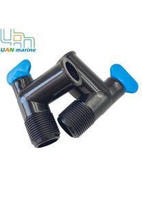 2 PCS 806926A1 Exhaust Manifold 90 Degree Hose Fitting elbows w/Drain Plug for Mercury MerCruiser Sterndrive V6 V8 22- 862210A01