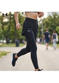 2026 NEW Original Under Armour High Waist Mock Two-Layer Pants With Pockets Elastic Joggers For Gym Running Casual Outfits