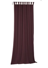 Vorhang WIRTH "Newbury" Gr. 5, lila (aubergine), B:130cm H:245cm, Jacquard, Baumwolle, Polyester, Gardinen, Vorhang