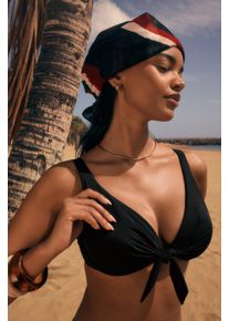 B&uuml;gel-Bikini-Top Triumph "Summer Twist W", Damen, Gr. 46, Cup D, schwarz, Microfaser, Obermaterial: 77% Polyamid, 23% Elasthan, Bikini-Oberteile B&uuml;gel-Bikini-Top, Eleganz und Komfort