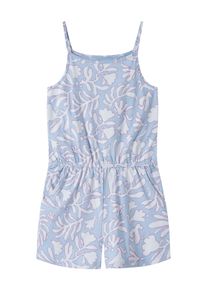 Jumpsuit name it "NKFVIGGA STRAP SUIT F1 NO", M&auml;dchen, Gr. 164, N-Gr, blau (chambray blau aop:abstract), Jersey, Obermaterial: 100% Baumwolle, bedruckt, regular fit normal, Overalls Jumpsuit, im sommerlichen Alloverdruck