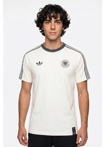 T-Shirt adidas Performance "DFB OG TEE", Herren, Gr. M, wei&szlig; (sanftes wei&szlig;), Obermaterial: 52% Baumwolle, 48% Polyester, Rundhals, Shirts T-Shirt