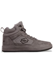 Sneaker Lotto, Herren, Gr. 46, grau (dunkelgrau), Synthetik, Textil, mehrfarbig, Schuhe Sneaker, - mit w&auml;rmendem Teddy-Futter