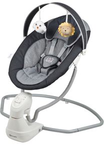 Babywippe BABYGO "Cuddly, anthracite", Baby, grau (anthrazit), Babywippen Babywippe, elektrisch, mit Sound