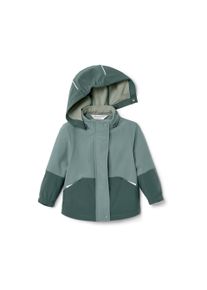 Tchibo - Kinder-Softshelljacke mit Farbwechsel bei Regen - Gr. 134/140 - dunkelgr&uuml;n