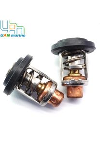2 Pcs Outboard 143&deg;F / 62&deg;C Thermostats 75692Q2 for Mercury Marine 135-200 HP Replace 75692T3 75692 Sierra 18-3553 18-3543