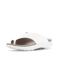 Dianette ROLLINGSOFT, Damen, Gr. 44, wei&szlig;, Glattleder, Schuhe Dianette, Zehentrenner, Sommerschuh mit weichem Zehensteg, G-Weite