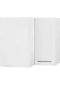 Wiho-K&uuml;chen Eckh&auml;ngeschrank WIHO K&Uuml;CHEN "Unna", wei&szlig; (front und korpus: wei&szlig;), B:60cm H:56,5cm T:35cm, Schr&auml;nke, Eckh&auml;ngeschrank, 60 cm breit