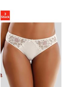Slip Petite Fleur, Damen, Gr. 32/34, braun (braun, toffee, puder), Microtouch, Obermaterial: 86% Polyester, 14% Elasthan, k&ouml;rpernah, Unterhosen Slip, mit leicht transparenter Jacquardspitze an den Seiten