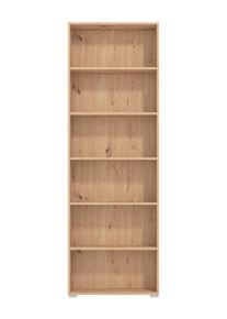 Aktenregal OTTO HOME "Tomar Regal B&uuml;cherregal", braun (artisan eiche), B:70cm H:211,5cm T:24,5cm, Regale, Aktenregal, B&uuml;cherregal mit viel Stauraum, Ma&szlig;e (B/T/H): 70/24,5/211,5 cm