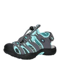 Sandale Lico "Sandale Nimbo", Jungen, Gr. 34, grau, Synthetik, Schuhe Sandale