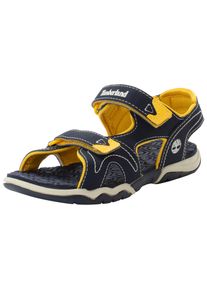 Sandale Timberland "ADVENTURE SEEKER - BACKSTRAP SANDAL", M&auml;dchen, Gr. 32, blau, Textil, Schuhe Sandale, mit Klettverschluss