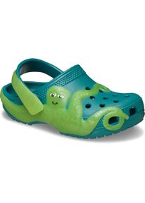 Clog Crocs "Classic", Jungen, Gr. 24, deep dive, Croslite&trade;, kontrastfarbene Details, Schuhe Clog, Sommerschuh, Hausschuh mit schwenkbarem Fersenriemen