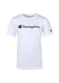T-Shirt Champion "T-Shirt 1er Pack", Jungen, Gr. XS, wei&szlig;, Obermaterial: 100% Baumwolle CO., Shirts T-Shirt