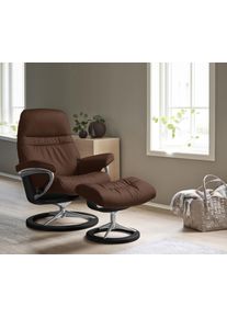 Relaxsessel stressless "Sunrise", braun (malt braun batick), B:79cm H:103cm T:73cm, Leder BATICK: BATICK ist ein leicht korrigiertes, durchgef&auml;rbtes und genarbtes M&ouml;belleder, bei dem die meisten Unebenheiten und Spuren in der Regel entfernt wurden.;Leder PALOMA: PALOMA ist ein durchgef&auml;rbtes Semianilin-M&ouml;belleder mit nat&uuml;rlicher Narbung.;ROHLEDER Stoff Q2 FARON: Ein fester zuverl&auml;ssiger Boucl&eacute; mit