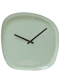 Wanduhr Mirrors and More "TOMO", gr&uuml;n, Wanduhren, Wanduhr, Organische Form