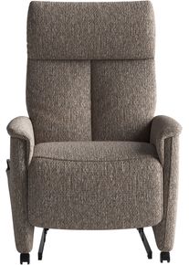 Sit & More TV-Sessel SIT & MORE "Cremona Comfort Plus", cappuccino, B:87cm H:112cm T:89cm, 100% Polyester, Sessel, TV-Sessel, bis 200 Kg belastbar, mit Herz-Waage Funktion