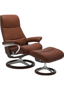Relaxsessel stressless "View", braun (copper paloma), B:78cm H:108cm T:78cm, Leder BATICK: BATICK ist ein leicht korrigiertes, durchgef&auml;rbtes und genarbtes M&ouml;belleder, bei dem die meisten Unebenheiten und Spuren in der Regel entfernt wurden.;Leder PALOMA: PALOMA ist ein durchgef&auml;rbtes Semianilin-M&ouml;belleder mit nat&uuml;rlicher Narbung.;ROHLEDER Stoff Q2 FARON: Ein fester zuverl&auml;ssiger Boucl&eacute; mit einem 