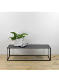 Beistelltisch SPINDER DESIGN "Store", schwarz (schwarz, schwarz, schwarz), B:120cm H:35cm T:40cm, Tische, Beistelltisch, Metall, Breite 120 cm