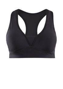 Sport-BH WINSHAPE "PUSB102-Schwarz", Damen, Gr. XS, Normalgr&ouml;&szlig;en, schwarz, 80% Polyester, 20% Elasthan, BHs Sport-BH, Push-up BH mit integrierten Einlagen
