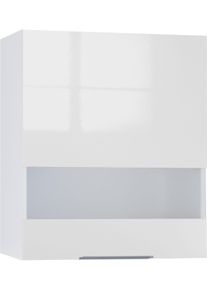 Glash&auml;ngeschrank Optifit "Tara", wei&szlig; (wei&szlig; glanz), B:60cm H:70,4cm T:34,9cm, Schr&auml;nke, Glash&auml;ngeschrank, Breite 60 cm