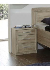 Nachtkonsole Wiemann "Meran", beige (eiche, s&auml;gerau), B:40cm H:50cm T:37cm, Holzwerkstoff, Sideboards, Nachtkonsole, vormontiert