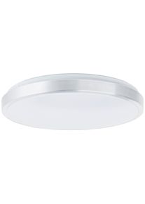 BRELIGHT LED Wandleuchte "Livius", silber (nickelfarben, aluminiumfarben, wei&szlig;), &Oslash; 48cm H: 9cm, 1 Stk., Leuchten, D 49 cm, 3800 lm, 3000-6500 K, CCT, dimmbar, nickelfarben, LED Wandleuchte