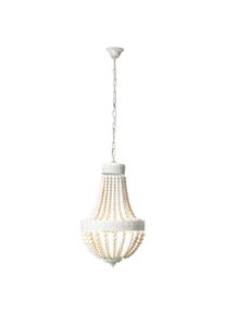 Brilliant Kronleuchter "Liba", wei&szlig;, 3, &Oslash; 40cm H: 161cm, 1 Stk., Leuchten, Kronlamper 3flg wei&szlig;, Kronleuchter