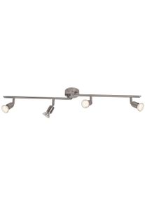 Brilliant LED Deckenstrahler "LOONA", silber (silberfarben), 4, Leuchten, LED Deckenleuchte, LED Deckenlampe, LED Deckenstrahler