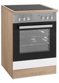 Herdumbauschrank Optifit "Kalmar", wei&szlig;, B:60cm H:85cm T:60cm, Schr&auml;nke, Herdumbauschrank