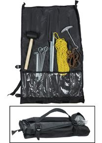 Mil-Tec Camping, tent accessoires kit , kleur: zwart