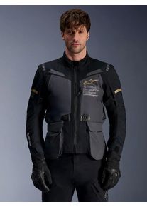 Alpinestars ST-7 2L, textile jacket Gore-Tex , color: Black/Grey/Gold , size: 4XL