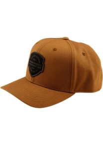 Troy Lee Designs Imprint Curved Snapback, tampa , cor: Castanho , tamanho: Medida unit&aacute;ria