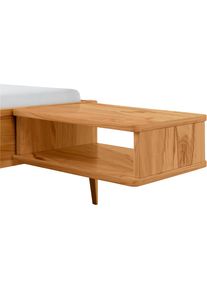 Nachtkonsole Hasena "Seva", braun, B:48cm H:16cm T:38cm, Massivholz, Sideboards, Nachtkonsole