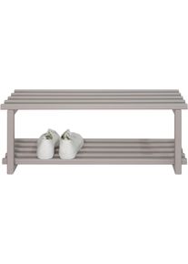 Schuhregal SPINDER DESIGN, grau (silky taupe), B:71cm H:26cm T:34cm, Metall, Regale, Schuhregal, Metall, Zeitlos, 6 Paar Schuhe