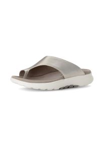 Dianette ROLLINGSOFT, Damen, Gr. 44, puder, Glattleder, Schuhe Dianette, Zehentrenner, Sommerschuh mit weichem Zehensteg, G-Weite