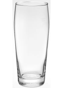 Bierglas Van Well "Willybecher", transparent, B:7,5cm H:18,5cm &Oslash;:7,5cm, Glas, Trinkgef&auml;&szlig;e, Bierglas, 0,5 L, geeicht, sp&uuml;lmaschinenfest, Gastronomiequalit&auml;t, 12-tlg.
