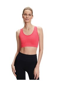 Sport-BH Falke "Madison Low Support", Damen, Gr. XS, N-Gr, rot (cherry pink (8536)), Obermaterial: 85% Polyamid PA. 15% Elasthan EL., BHs Sport-BH