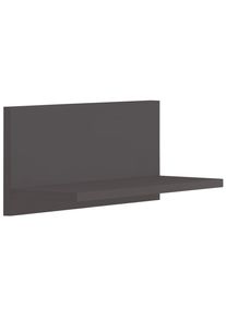 Wiho-K&uuml;chen Wandboard WIHO K&Uuml;CHEN "Flexi2", grau (front und korpus: anthrazit), B:50cm, Regale, Wandboard, Breite 50 cm