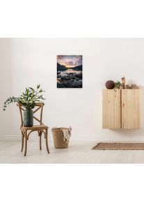Leinwandbild Komar "Golden Eye - Gr&ouml;&szlig;e 30 x 40 cm", bunt (farbe bild(er): bunt), B:30cm H:40cm T:2cm, Holz, Papier, Bilder, Leinwandbild, Keilrahmenbild mi Echtholzrahmen