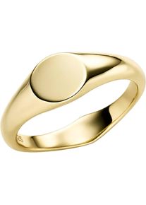 Siegelring Firetti "Schmuck Geschenk Silber 925 Fingerring Ring" Gr. 59, gold (gelbgoldfarben), Fingerringe, Damen, 59, Silber 925 (Sterlingsilber), 3mm, Siegelring, Exklusiv bei uns