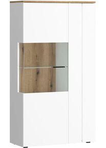 Vitrine Home Affaire "Dalano", wei&szlig; (alpinwei&szlig;, coast evoke eiche), B:77,7cm H:144,2cm T:37,2cm, Holzwerkstoff, Schr&auml;nke, Vitrine, H&ouml;he ca. 144 cm