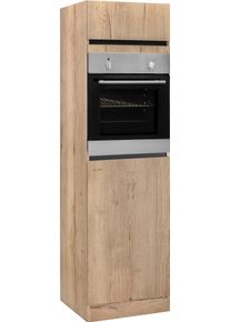 Backofen/K&uuml;hlumbauschrank Optifit "Roth", braun (wildeichefarben, wildeichefarben), B:60cm H:206,8cm T:57,1cm, Schr&auml;nke, Backofen/K&uuml;hlumbauschrank, Breite 60 cm