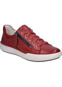 Sneaker Josef Seibel "Claire 03, hibiscus", Damen, Gr. 41, braun (hibiscus), Obermaterial: 100% Rindsleder Leather cow., Schuhe Sneaker