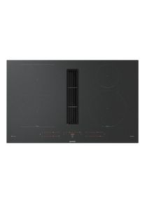 Gorenje Kochfeld mit Dunstabzug "GEH8433BSRWF", Energieeffizienz: A+++, wei&szlig;, neutral, B:83cm H:23,3cm T:52cm, Kochfelder, InfiniteMatt. Kratzfeste Kochfeldoberfl&auml;che, Kochfeld mit Dunstabzug