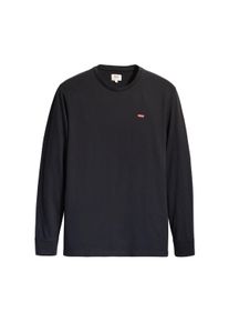 Levi's Sweatshirt LEVI'S "Sweatshirt LS Original Housemark Tee 1er Pack", Herren, Gr. L, schwarz, Obermaterial: 100% Baumwolle CO., Sweatshirts Sweatshirt