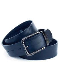 Lederg&uuml;rtel Anthoni Crown, Damen, Gr. 105, blau (dunkelblau), Leder, unifarben, G&uuml;rtel Lederg&uuml;rtel, Volllederg&uuml;rtel in dunkelblau