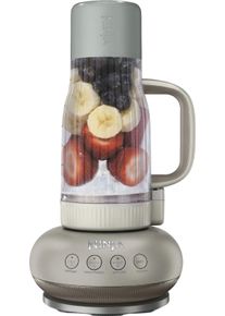 Ninja Zerkleinerer "BlendBoss To-Go-Becher-Mixer - stone/mint DB351EUST", beige (stone, mint), B:18,3cm H:32cm T:17,1cm, Zerkleinerer, Auto-iQ-Technologie, Zerkleinert alles eiskalt- sogar tiefgefrorenes, Zerkleinerer