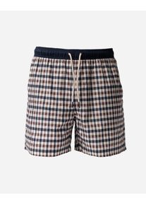 Iconische Volley Zwemshorts - Club Check Taille Zwemshorts in Donkerblauw
